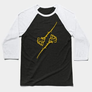 Yellow Roses Baseball T-Shirt